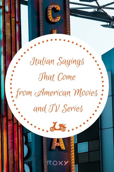 Italian Sayings That Come From American Movies - Instantly Italy Italian Quotes Wallpaper, Sicilian Quotes, Italian Sayings, Runner Quotes, Famous Movie Scenes, American Movies, Life In Italy, Language Tips, Famous Phrases