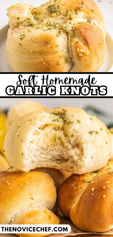 Homemade Garlic Knots, Finger Foods Easy Party, Amish Bread Recipes, Cheap Appetizers, Garlic Knots Recipe, Garlic Rolls, Butter Roll, Comfort Casseroles, Garlic Knots