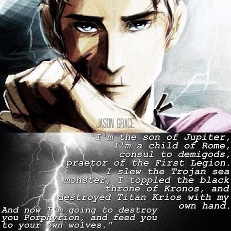 Jason Grace Quote From The Lost Hero Jason Grace Quotes, Pjo Quotes, Grace Quote, The Lost Hero, Grace Quotes, Jason Grace, Percy Jackson Quotes, Percy Jackson Characters, Percy Jackson Art