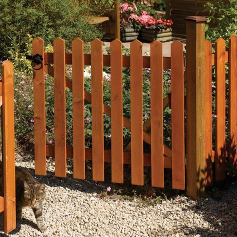 6×3 Picket Fence – JMD Building & DIY Supplies Brown Picket Fence, Modern Fence Panels, Picket Fence Gate, Picket Fence Panels, Privacy Fence Panels, Wood Gate, Lattice Fence, Fence Panel, Wooden Gates