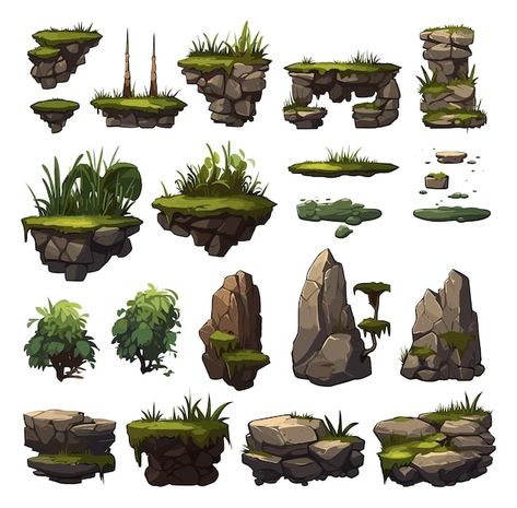 Background Landscape, Fantasy Wallpaper, Game Textures, Concept Draw, Perspective Drawing Architecture, Environment Props, Illustrator Design Tutorial, Rock Textures, Props Art