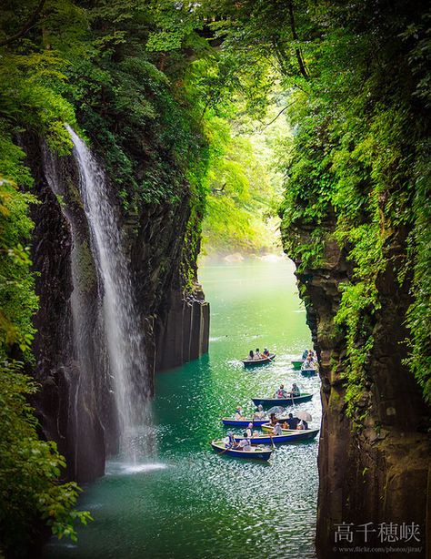 Waterfall in Japan Takachiho, Asia Continent, Jungle Forest, Photography Wildlife, Travel Landscape, The Beauty Of Life, Hotel Project, Human Spirit, Kyushu