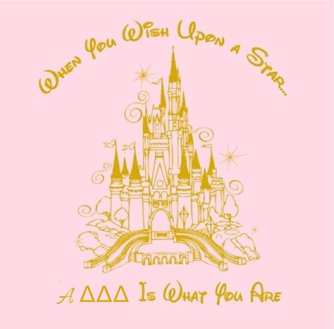 Disney Sorority, Chi Omega Crafts, Alpha Phi Omega, Theta Phi Alpha, Sorority Sugar, College Sorority, Sorority Canvas, Wish Upon A Star, Bid Day Themes