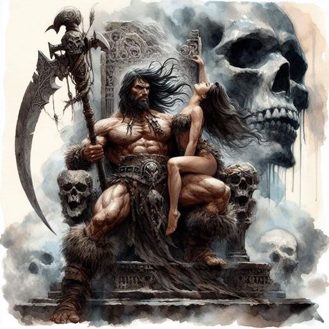 Conan The Barbarian Art, Conan The Barbarian Comic, Arte Pulp, Samurai Artwork, Heroic Fantasy, Romance Art, Female Art Painting, Conan The Barbarian, Deviant Art