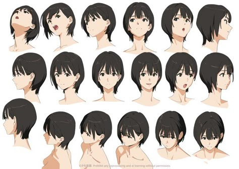 Anime Face Shapes, Face Angles, Pelo Anime, 얼굴 드로잉, Face Drawing Reference, Manga Drawing Tutorials, Anime Expressions, 캐릭터 드로잉, Animation Reference