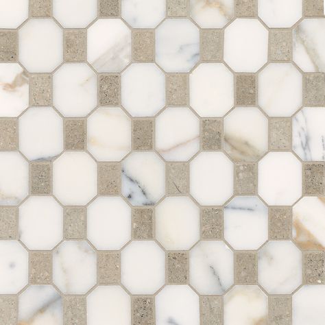 SM REGENCY CALACAT/SEAGRSS 11-1/2x11-1/8 - Walker Zanger Limestone Floor Tiles, Walker Zanger, Limestone Flooring, Limestone Tile, Hexagonal Mosaic, Tile Companies, Flooring Store, Tile Stores, Commercial Flooring