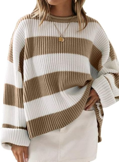 Getting Ready For Sweater Weather - Not In Jersey Fall Fashion Sweaters, Pullover Mode, Pull Oversize, Tight Sweater, Estilo Chic, Drop Shoulder Sweaters, Casual Cardigans, Oversized Style, Plus Size Kleidung