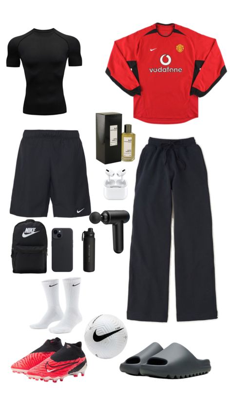 Athletic Soccer Outfits Men, Footballer Outfit, Football Outfit Men, Athletic Outfits Men Gym, Football Training Outfit, Sporty Outfits Men, Training Outfit, Football Outfit, Calvin Klein Outfits