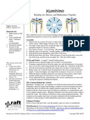 Art Materials List, Mathematical Patterns, Yarn Loom, Kumihimo Disk, Kumihimo Braiding, Kumihimo Patterns, Book Sites, Yarn Thread, Repeating Patterns