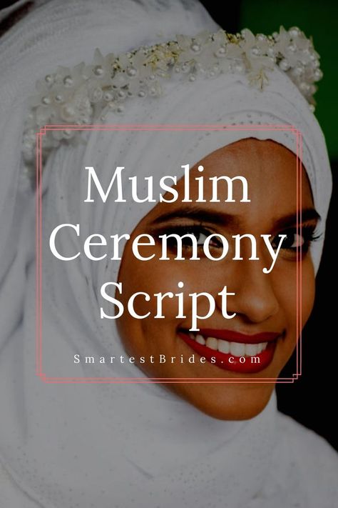 If you are having a wedding Muslim style wedding, then we have your ceremony script here. This script provides an outline of the things to say in a religious Muslim ceremony. It's great for those who are going for a more traditional and religious ceremony. You may copy and use this script for your own wedding. If you like what you see be sure to save this pin to your Wedding Planning Board so you don’t lose it! #wedding#outline#religious#SmartestBrides Egyptian Wedding Dress, Wedding Outline, Wedding Planning Board, Muslim Wedding Ceremony, Ceremony Script, Egyptian Wedding, Wedding Prayer, Interfaith Wedding, Nikah Ceremony