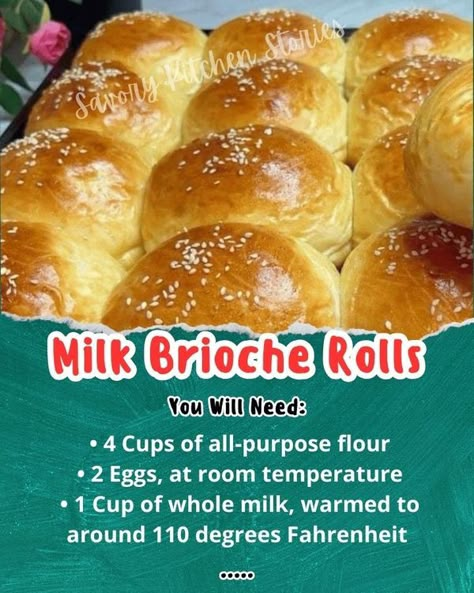 Soft And Fluffy Milk Brioche Rolls, Milk Brioche Buns Recipe, Milk Brioche – Best Fluffy Like Cloud And Super Soft, Milk Brioche Rolls Recipe, Brioche Rolls Recipe, Milk Brioche Recipe, Milk Brioche Rolls, School Yeast Rolls Recipe, Milk Brioche