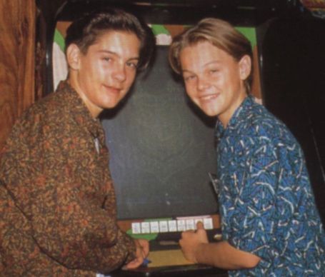 Tobey Maguire Leonardo Dicaprio, Leonardo Dicaprio Interview, Basketball Diaries, Leonardo Dicaprio 90s, Tobey Maguire, Young Leonardo Dicaprio, Fiction Movies, Leo Dicaprio, Childhood Photos