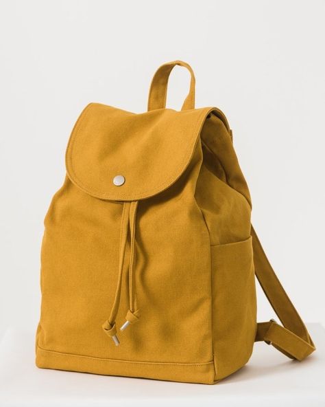 Baggu Drawstring Backpack, $42 Canvas Drawstring Backpack, Cute Backpacks, Innovative Fashion, Cool Backpacks, Canvas Backpack, Cute Bags, Diy Bag, Recycled Cotton, Womens Backpack