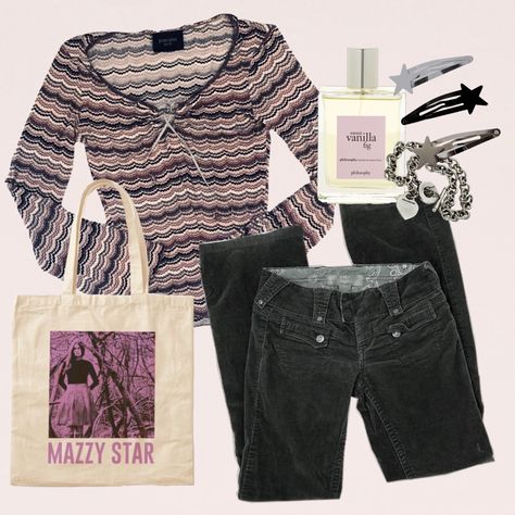 Mazzy Star Outfit Aesthetic, Mazzy Star Aesthetic Outfits, Mazzy Star Clothes, Mazzy Star Outfit, Mazzy Star Print, Mazzy Star Tshirt, Girls Rockstar, Mazzy Star, Outfit Inspo Fall