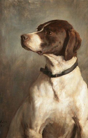 George Percy, York Dog, English Pointer, Canine Art, Vintage Dog, Arte Animal, Dog Paintings, Boy Art, Kraken