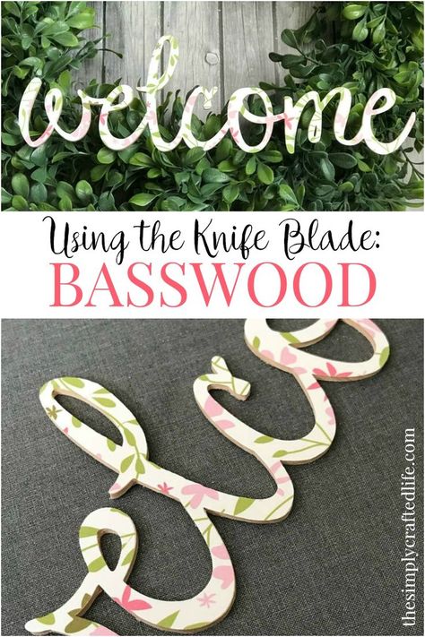 Learn how to cut basswood with cricut knife blade and create this colorful welcome sign using the new patterned iron on! This tutorial will walk you through the entire process and give you helpful tips to make sure your project is a success! Colorful Welcome Sign, Cricut Knife Blade, Fun Diy Craft Projects, Projets Cricut, Wine Bottle Diy Crafts, Cricut Projects Beginner, Wine Bottle Diy, Cricut Craft Room, Diy Cricut