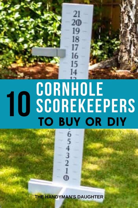 Tired of forgetting to track points while playing your favorite backyard game? Check out these 10 cornhole score keeper ideas to buy or DIY! Diy Cornhole Score Keeper, Cornhole Scoreboard Diy How To Make, Diy Corn Hole Score Keeper, Corn Hole Score Keeper, Cornhole Backyard Ideas, Corn Hole Score Board Diy, Cornhole Scoreboard Diy, Toss Game Diy, Cornhole Diy