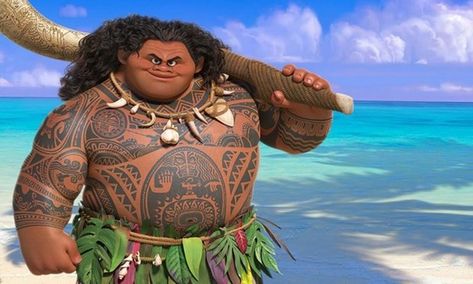 All Of Maui's Tattoos In 'Moana' Show How Culturally Important The Demigod Is Maui Tattoo, Dad Costume, Disney Baby Names, Maui Moana, Therapy Website, Video Quotes, Moana Birthday Party, Moana Party, Moana Birthday