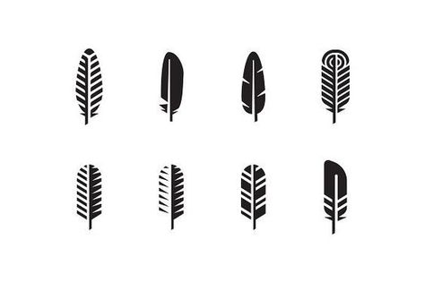 Geometric Arrow Tattoo, Feather Icon, Feather Logo, Feather Graphic, Logo Sketches, Leaf Logo, Printing Design, Feather Design, Professional Logo Design