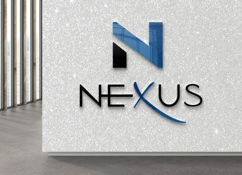 Nexus Logo Design, Nexus Logo, N Letter, Hotel Logo, Logo Concept, Logo Ideas, A Logo, Modern Luxury, Light Box