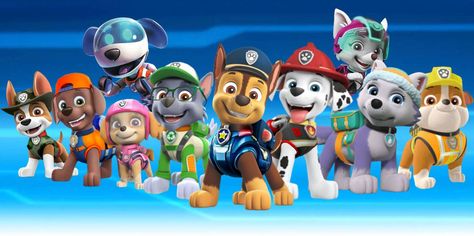 Paw Patrol Pictures, Paw Patrol Background, Paw Patrol Wallpaper, Big Block Sing Song, Gremlins Art, Big Hero 7, Imprimibles Paw Patrol, Cartoon Wall Painting, Capas Minecraft