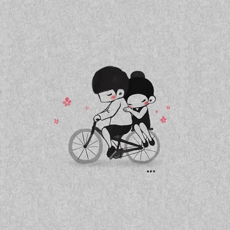 Couple-Illustrations-Soso-Haru-Yungjuju Art Love Couple, Love Cartoon Couple, Cute Love Wallpapers, Cute Couple Drawings, Cute Couple Wallpaper, Cartoons Love, Cute Couple Cartoon, Animated Love Images, Cute Cartoon Pictures