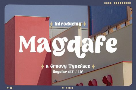 Magdafe Font - Dafont Free Graphic Fonts, Fonts Vintage, Dafont Fonts, Top Free Fonts, Girly Fonts, Font Love, Vintage Alphabet, Fonts Handwriting, Groovy Font