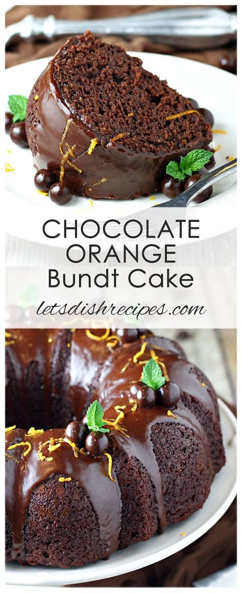 Chocolate Orange Bundt Cake Recipe, Flavoured Cheesecake, Moist Bundt Cake, Orange Bundt Cake Recipe, Orange And Chocolate, Orange Bundt Cake, Orange Chocolate Cake, Bundt Cake Recipe, Orange Cake Recipe