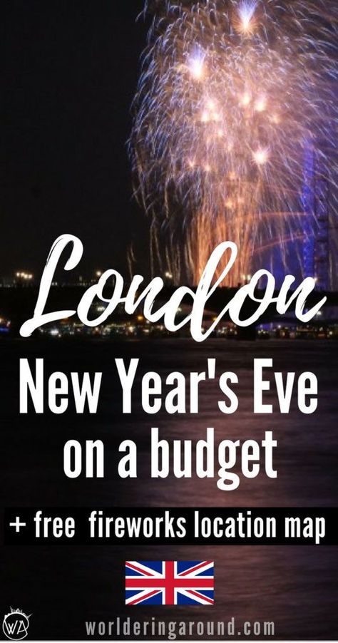 London New Year's Eve on a budget. The best New Year's Eve activities in London and around on a budget and for free. Where to watch fireworks in London for free | Worldering around #London #NYE #NewYear #nye2017 Fireworks In London, London Fireworks, Watch Fireworks, New Years Eve Events, New Year's Eve Activities, Travel Guide London, United Kingdom Travel, London Free, Things To Do In London