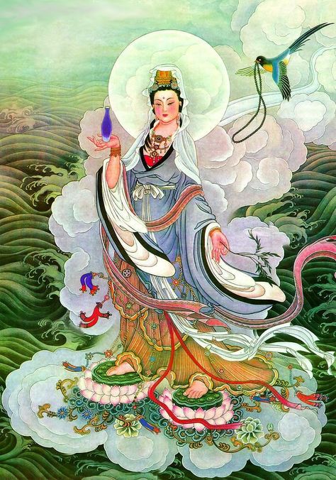 Kwan Yin, "Iron Goddess", she who listens to the cries of the world. Quan Yin, Guan Yin, Kuan Yin, Kwan Yin, Buddha Image, A God, Goddess Art, Buddha Art, Buddhist Art