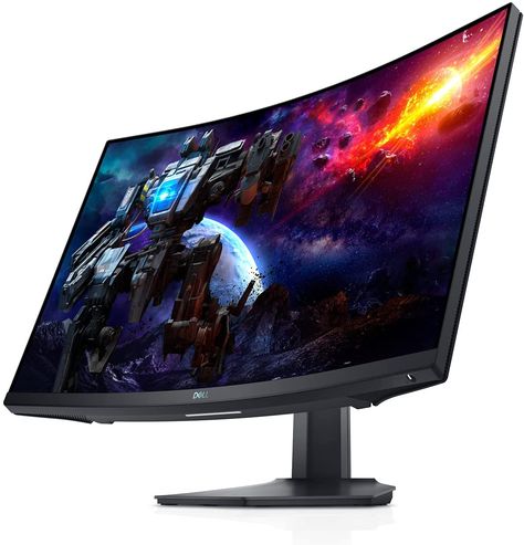 32-inch Dell S3222DGM curved gaming monitor is now the cheapest it's ever been at $299 USD  Notebookcheck.net Pc Components, Gaming Monitor, Pc Monitor, Built In Speakers, Immersive Experience, Gaming Console, Gaming Setup, My New Room, Height Adjustable