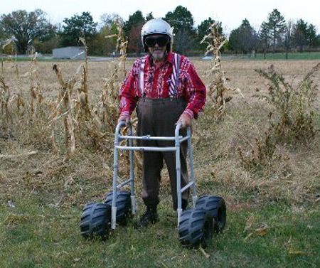 looks like dad in the future! Senior Humor, Growing Older, Big Wheels, Fraggle Rock, Terrain Vehicle, Retirement Gift, Senior Citizen, Absolutely Fabulous, Young At Heart