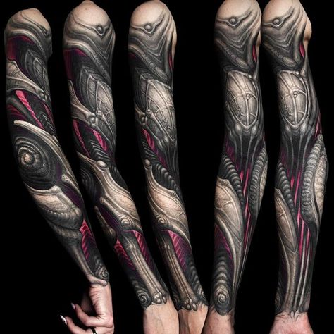 Bio Mech Tattoo, Mech Tattoo, Satanic Tattoo Design, Giger Tattoo, Biomech Tattoo, Biomechanical Tattoo Design, Octopus Tattoo Sleeve, Satanic Tattoos, Bio Organic Tattoo