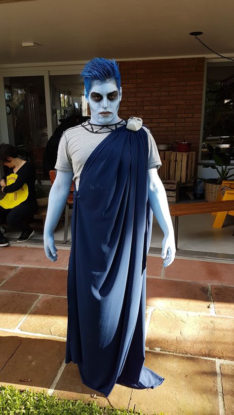 Hades from Hercules Hades Halloween Costume Men, Mens Hades Costume, Men’s Disney Costume, Disney Villain Costumes Men, Hades Cosplay Men, Hades Hercules Costume, Hades Disney Costume, Hades Makeup Men, Villain Costume Ideas Male