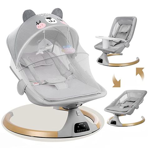 Baby Swings And Bouncers, Baby Bouncers, Disney Baby Clothes, Baby Swing, Baby Rocker, Baby Bouncer, Mens Fashion Smart, Bluetooth Remote, Baby Swings