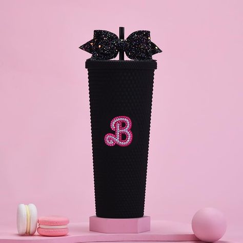 PRICES MAY VARY. PINK TALL TUMBLER: Pink Tall Travel tumbler holds 24 ounces of your favorite Beverage, measures 8.85" Tall by 4.13" Diameter, Show your love of pink with this tumbler that travels well. STEALTHY STYLE: The screw-top lid helps keep liquids in the tumbler to eliminate spills and messes while the construction from shatterproof plastic makes this tumbler built to last, and perfect for adults and kids alike. THEME STUDDED TUMBLER: Summer must have pink theme studded tumbler. Sip pret Kawaii Barbie, Pink Water Bottle, Studded Tumbler, Pink Cups, Pink Water, Straw Cup, Diamond Bows, Barbie Princess, Pink Themes