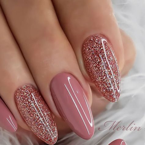 Reflective Nails, Rose Gold Nails, Ballerina Nails, New Year's Nails, Birthday Nails, Nails Magazine, Valentines Nails, Square Nails, Nails On Fleek