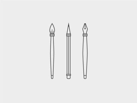 Great work from a designer in the Dribbble community; your best resource to discover and connect with designers worldwide. Pencil Tattoo Ideas, Pencil Tattoo Design, Ptv Logo, Pen Tattoo Ideas, Writer Tattoo, Tattoo Pencil, Pencil Tattoo, Pen Doodle, Pen Tattoo