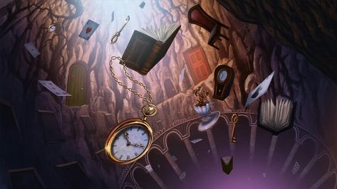 Alice In Wonderland Hole, Alice In Wonderland Banner, Alice In Wonderland Background, American Mcgee’s Alice, Dark Circus, Alice In Wonderland Aesthetic, Magic Land, Alice Madness Returns, Alice Madness