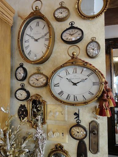 The Whistling Elk | Chester NJ Retailer of furniture, home accessories, interior design – Lampe Berger and Paint Couture!®️️️️ Unique Home Interior, Home Interior Accessories, Hourglasses, Clock Display, Diy Pallet Furniture Outdoor, Deco Studio, Minimalist House, Cool Clocks, Old Clocks