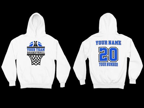 Custom Basketball Hoodie, Basketball Hoodies, Football Spirit, Basketball Mom Shirts, Basketball Hoodie, Hoodie Personalized, School Basketball, Personalized Basketball, Basketball Gifts