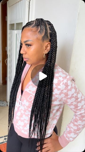 Trenzas Soriany on Instagram Black Twist Braids, Boo Thang, Flat Twist, Twist Braids, Braids, Twist, Blonde, Hair, On Instagram