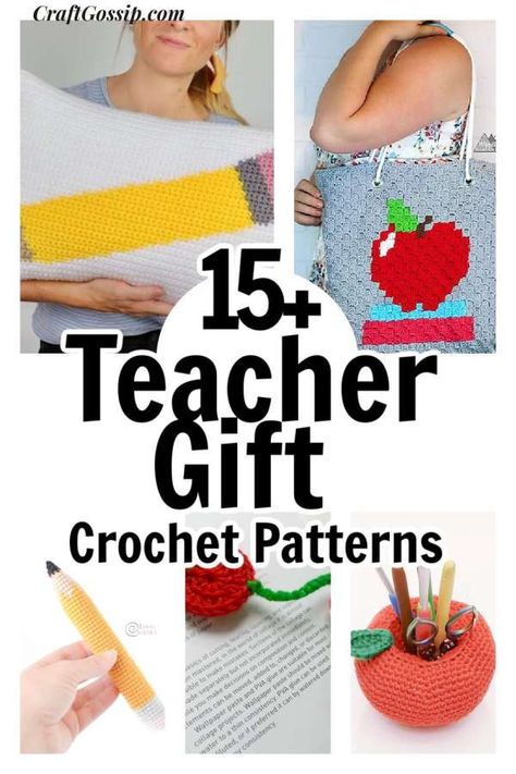 Are you looking to give your child’s teacher a unique and meaningful gift at the end of the year? Crocheting can be a great way to do just that. Not only is it a creative and thoughtful way to show … Read More ... Crochet Items For Teachers, Crochet Christmas Gifts For Teachers, Crochet For Teachers Gift, Crochet For Teachers, Teacher Crochet Gifts, Crochet Teacher Gifts Free Pattern, Tops To Crochet, Crochet Gifts For Teachers, Crochet Teacher