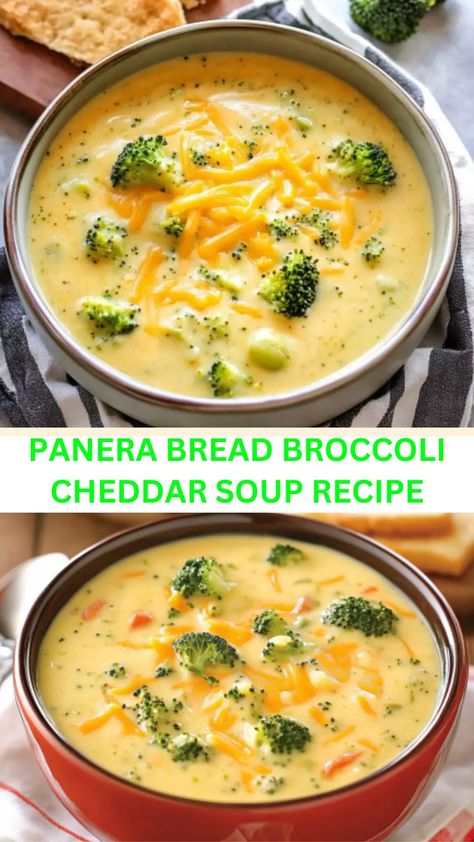 Recipes - Bex's Kitchen Panera Bread Soup Recipes, Panera Bread Broccoli Cheese Soup, Broccoli Cheddar Soup Panera, Panera Bread Broccoli Cheddar Soup, Copycat Panera Broccoli Cheddar Soup, Panera Recipes, Creamy Broccoli Cheddar Soup, Cheddar Soup Recipe, Broccoli Cheddar Soup Recipe