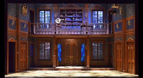 Clue — Anna Louizos Designs Clue Play, Set Theatre, Scenic Design Theatres, Clue Movie, Manor Interior, Clue Games, Set Design Theatre, Stage Set Design, Stage Backdrop