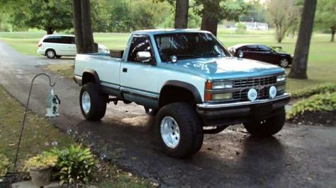 1990 Chevrolet Silverado 1500 lifted 1996 Chevy Silverado 1500, 1990 Chevy Silverado 1500, Lifted Single Cab, 1995 Chevy Silverado, Chevy Obs, Silverado Z71, Obs Chevy, Obs Truck, Chevy 4x4