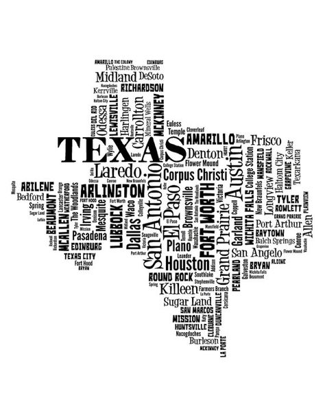 A wordle!? ...not Texas...sorry H. Texas Map Art, Engraver Ideas, Richardson Texas, Texas Poster, State Map Art, City Names, Family Tree Genealogy, Texas Art, Texas Map