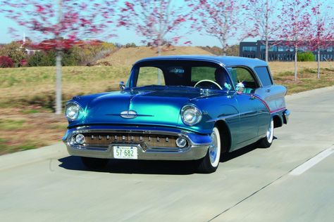 1957 Oldsmobile Golden 88 Fiesta station wagon | Hemmings 1957 Oldsmobile, Oldsmobile 88, Wagons For Sale, Rocket Power, Richard Petty, Say Nothing, Station Wagons, Oldsmobile Cutlass, Mecum Auction