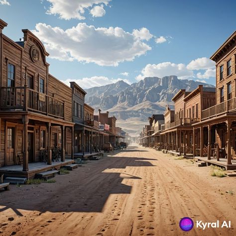 Old Western Towns Wild West, Old West Buildings, Wild West Aesthetic Wallpaper, Wild West Architecture, Western Asthetic Picture, Frontier Aesthetic, Wild West House, Wild West Buildings, Western Houses