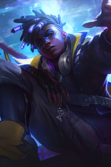 True Damage Ekko art League of Legends True Damage Ekko, Ekko League Of Legends, Leona League Of Legends, Jhin League Of Legends, True Damage, Akali League Of Legends, Black Comics, League Of Legends Characters, Splash Art